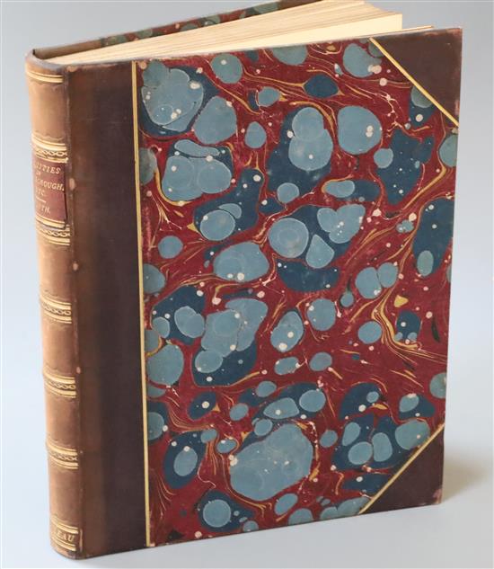 RICHBOROUGH: Smith, Charles Roach - The Antiquities of Richborough, Reculver and Lymne, in Kent, colour, frontis, 8 full-page